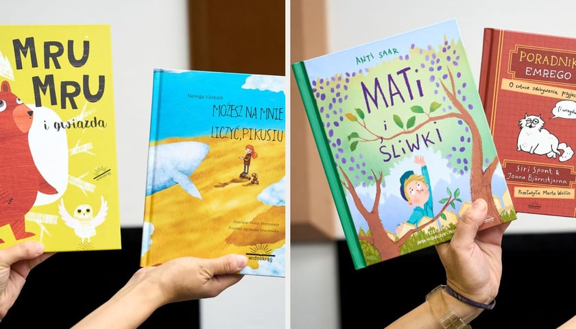 Na zdjęciach okładki książek, które można wygrać w konkursie