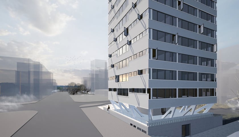 Wizualizacja Trzonolinowca (ul. Kościuszki 72)