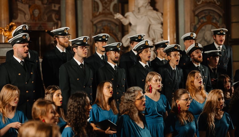 Chór Politechniki Morskiej w Szczecinie. Zdjęcie z poprzedniej edycji Festiwalu.