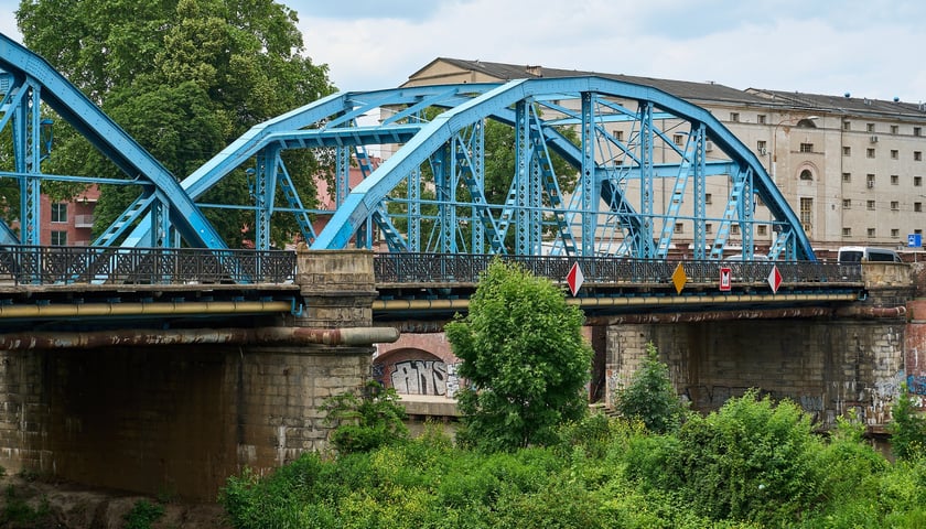 Most Sikorskiego latem 2025 roku