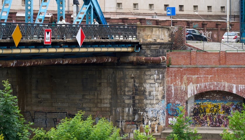 Most Sikorskiego latem 2025 roku