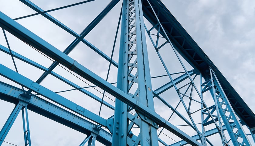 Most Sikorskiego latem 2025 roku