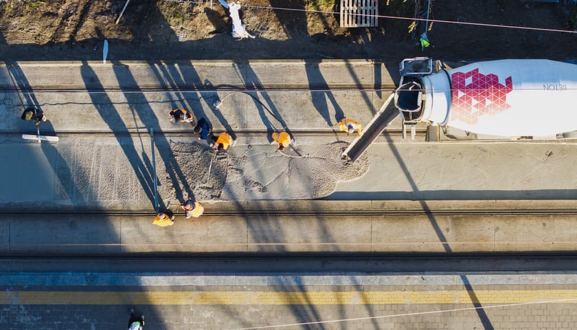 Budowa trasy autobusowo-tramwajowej na ulicy Bardzkiej - zdjęcie z 9 grudnia