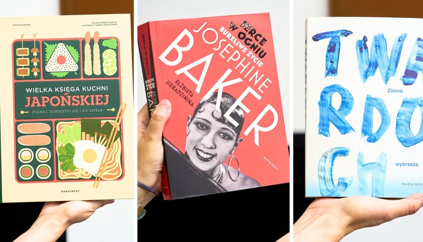 Na zdjęciach książki, które można wygrać w konkursie