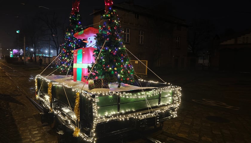 Świąteczny tramwaj