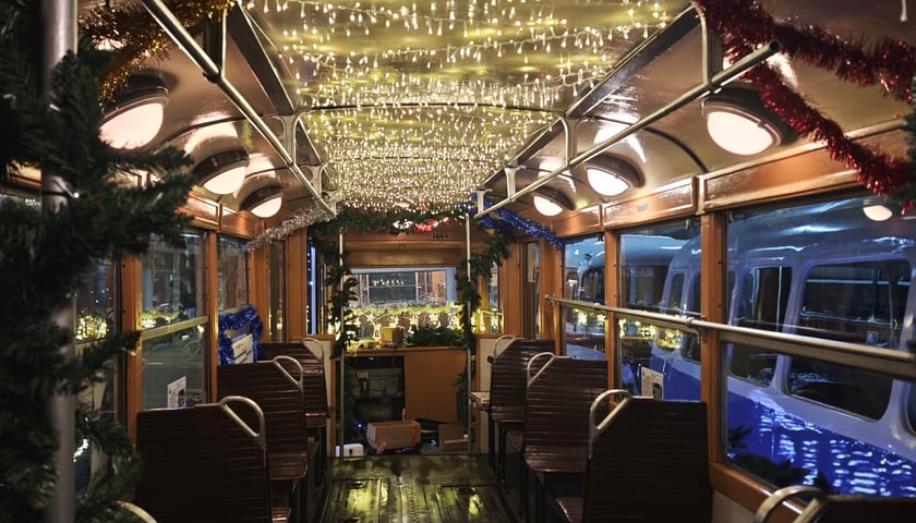 Świąteczny tramwaj