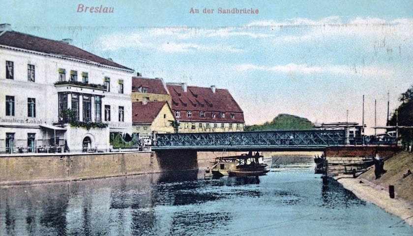 Most Piaskowy w latach 1900-1920