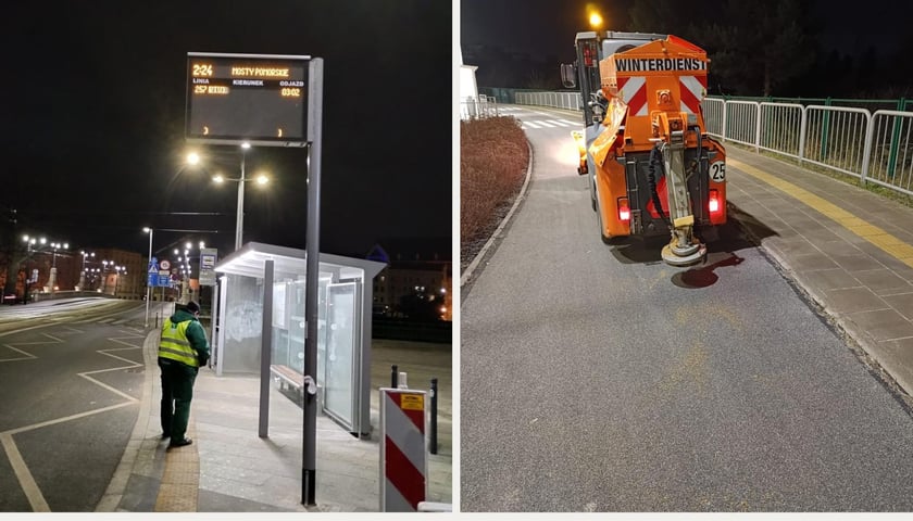 Sypanie chodników i ulic solą we Wrocławiu