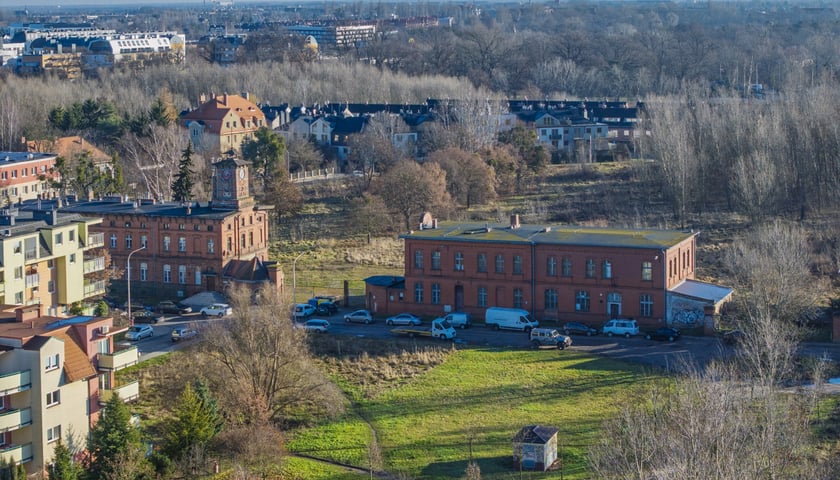 Zabudowania dawnej cukrowni Klecina, grudzień 2025