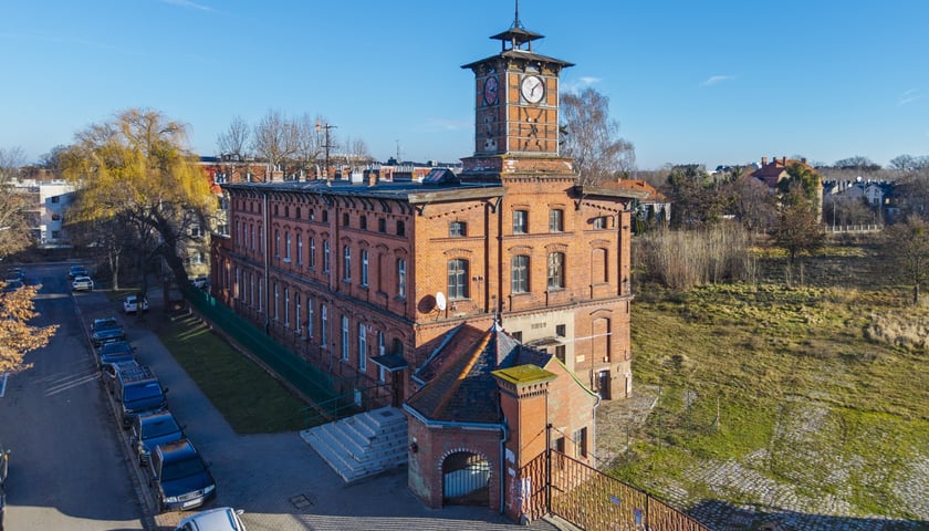 Zabudowania dawnej cukrowni Klecina, grudzień 2025