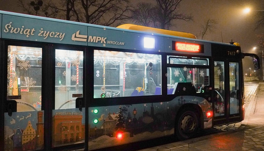 Świąteczny autobus MPK Wrocław