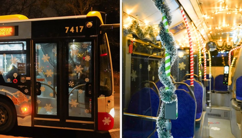 Świąteczny autobus MPK Wrocław 