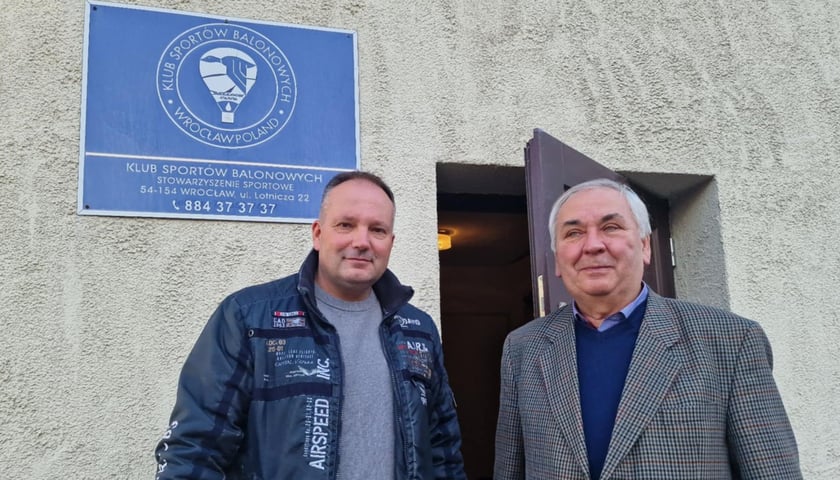 <p>Piotr Radomski i Robert Helak z Klubu Sport&oacute;w Balonowych we Wrocławiu</p>