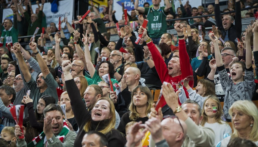 Kibice na meczu Śląsk Wrocław - Anwil Włocławek (26.12.2025 r.)