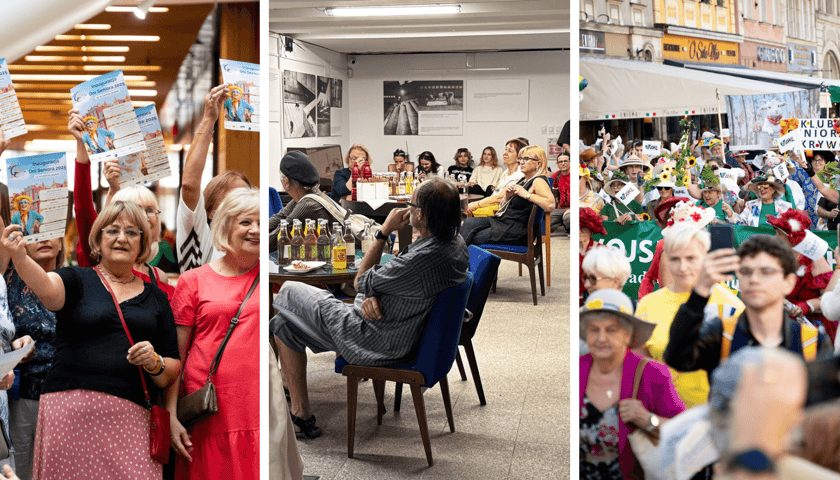 Kolaż 3 zdjęć przedstawiających działania rok 2025