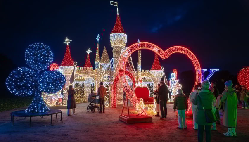 Lumina Park w Zamku Topacz k. Wrocławia