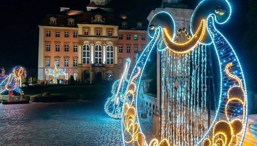 Tauron Ogrody Światła w Zamku Książ