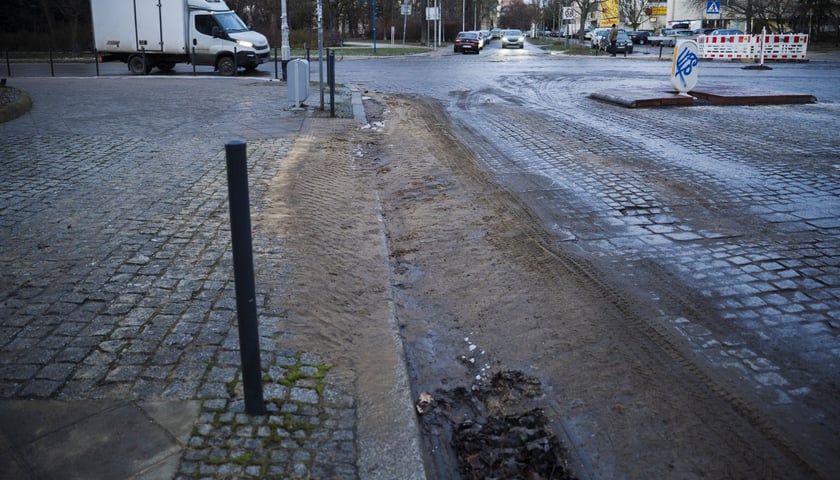 Awaria magistrali na Gajowicach