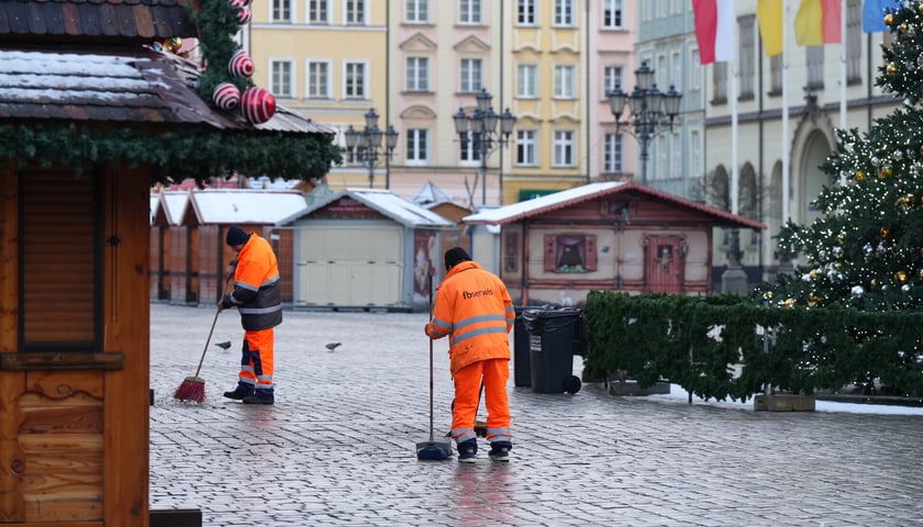 Pracownicy Ekosystemu sprzątają Wrocław w Nowy Rok 2026