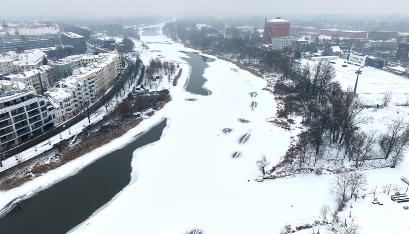 Wrocław pod śniegiem - 13 stycznia 2026