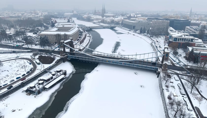 Wrocław pod śniegiem - 13 stycznia 2026