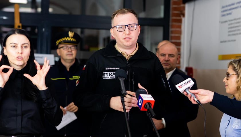 Marcin Stachowiak, prezes Ochotniczej Straży Pożarnej Grupy Ratownictwa Specjalistycznego "Starówka"