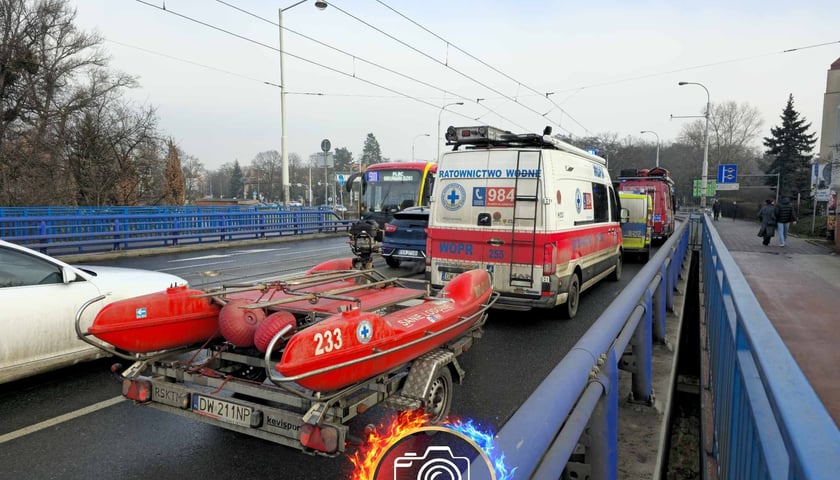 Ludzie na środku odmarzającej rzeki - 17.01.2026 r.