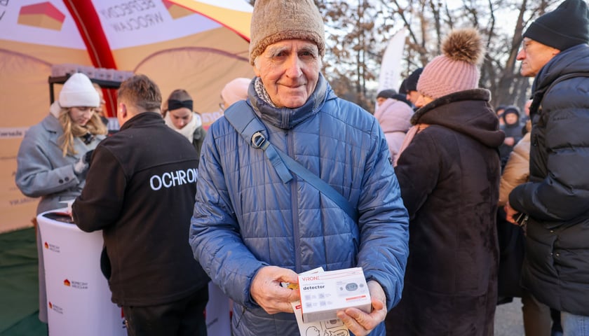 Akcja wydawania czujników tlenku węgla we Wrocławiu, 19 stycznia 2026
