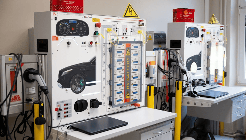 BCU w dziedzinie elektromobilności w  Zespole Szkół nr 2 we Wrocławiu.
