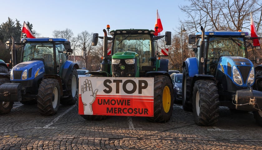 Zgromadzenie rolników pod Dolnośląskim Urzędem Wojewódzkim we Wrocławiu, 20 stycznia 2026