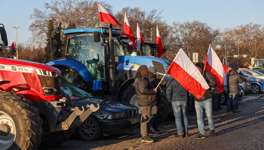 Zgromadzenie rolników pod Dolnośląskim Urzędem Wojewódzkim we Wrocławiu, 20 stycznia 2026