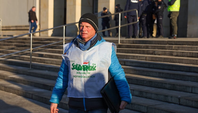 Zgromadzenie rolników pod Dolnośląskim Urzędem Wojewódzkim we Wrocławiu, 20 stycznia 2026