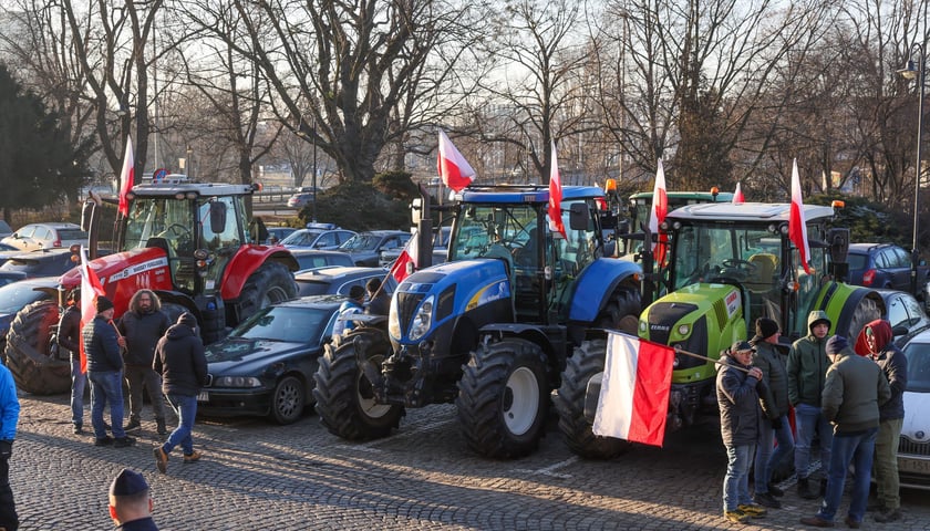 Zgromadzenie rolników pod Dolnośląskim Urzędem Wojewódzkim we Wrocławiu, 20 stycznia 2026