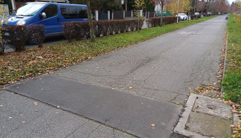 <p>Aleja Piast&oacute;w - droga rowerowa</p>