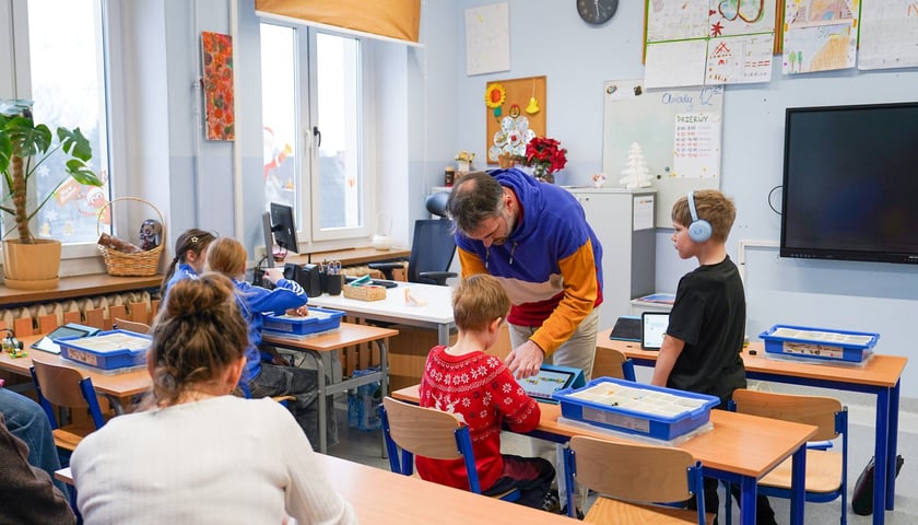 Sztab na Wojszycach w SP 23 na ul. Pawiej