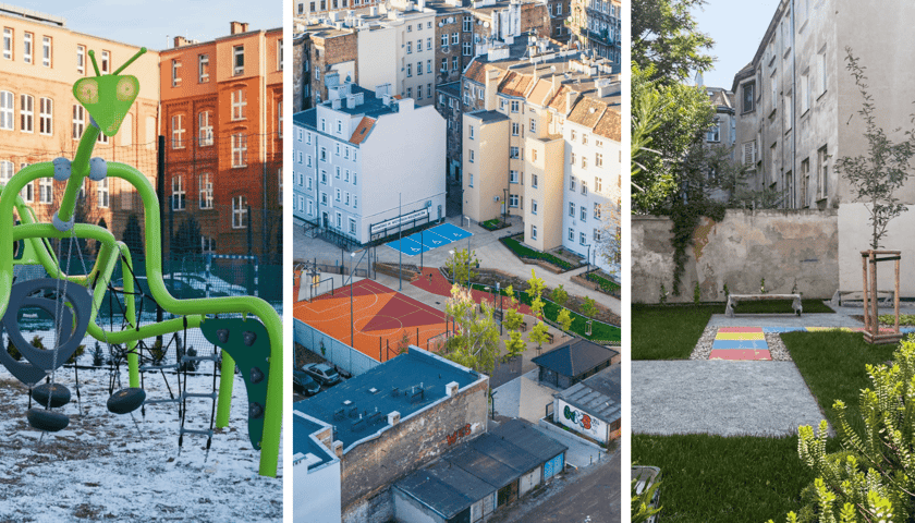 Na tych podwórkach czas mija jak na wakacjach. Wnętrza, które zmieniły się w 2025 roku | Część I