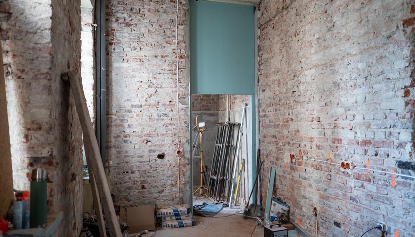 Remontowane wnętrze Centrum Wszystkich Dzieci przy ul. Górnickiego