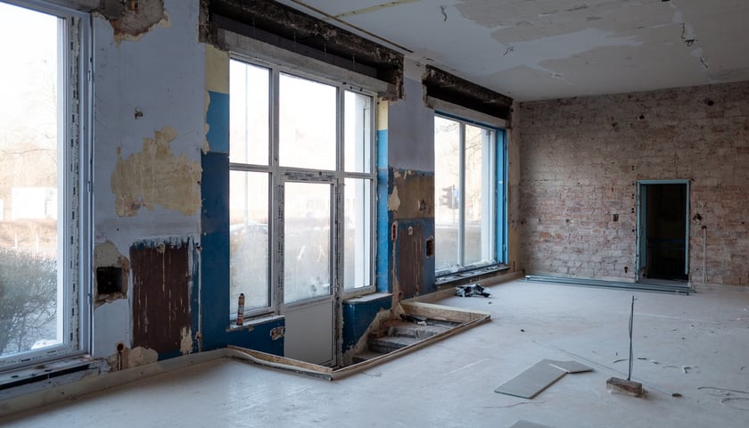 Remontowane wnętrze Centrum Wszystkich Dzieci przy ul. Górnickiego