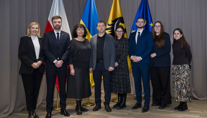 Uczestnicy spotkania inaugurującego pracę Dolnośląsko-Dnipropietrowskiego Centrum Gospodarczego