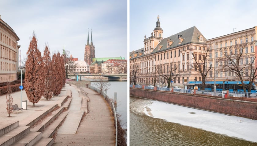 Panorama Wrocławia, 1 luty 2026 r. 