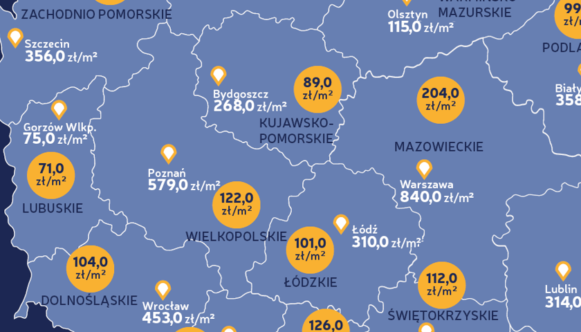 Квітневі ціни нерухомостей у Вроцлаві в [РАПОРТ порталу Bankier.pl]