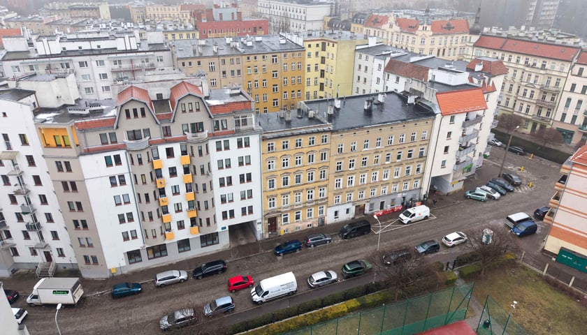 Kamienica Żeromskiego 5 przed remontem, luty 2026