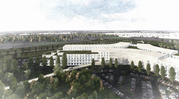 Нова онкологічна лікарня у Вроцлаві. Її буде побудовано за 700 млн. злотих