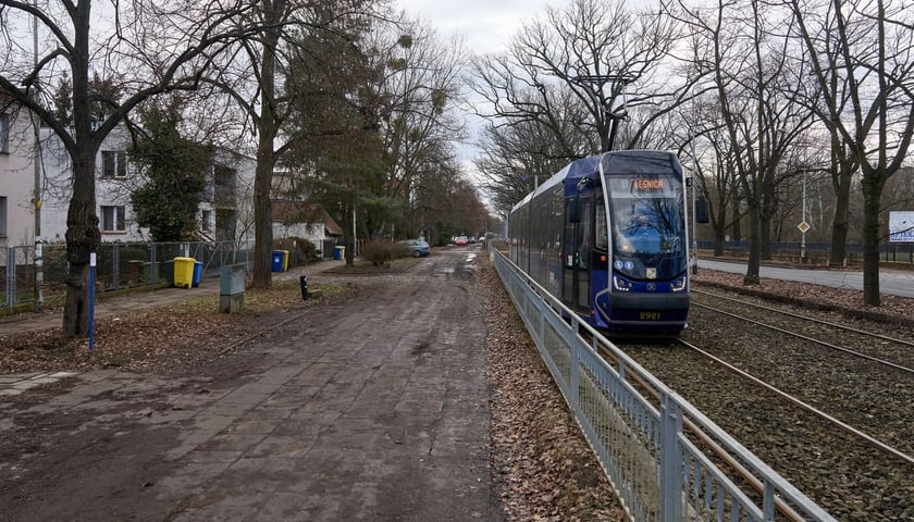 Trasa planowanej drogi rowerowej wzdłuż ulicy Olszewskiego&nbsp;