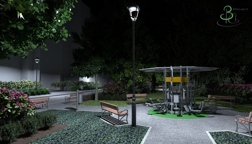 Wizualizacja wnętrza podw&oacute;rzowego po zmianach