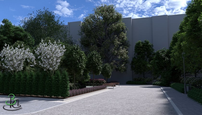 Wnętrze otoczone około 50 budynkami ma mieć charakter miejskiego parku