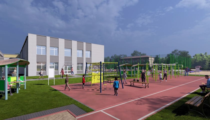 Nowa infrastruktura sportowo-rekreacyjna przy ZSP nr 11 - wizualizacja