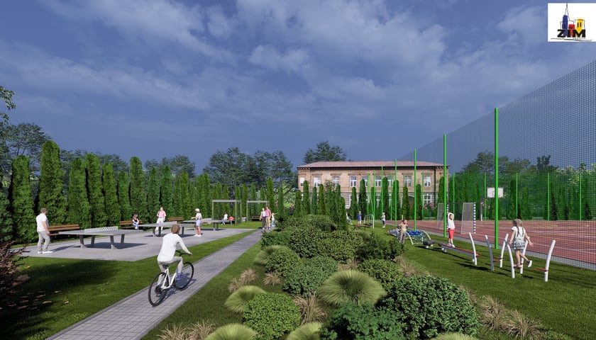 Nowa infrastruktura sportowo-rekreacyjna przy ZSP nr 11 - wizualizacje