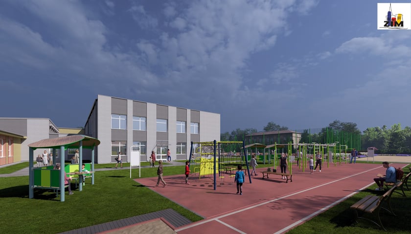 Nowa infrastruktura sportowo-rekreacyjna przy ZSP nr 11 - wizualizacje