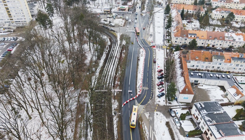 Początek prac na pętli Sępolno - 21.02.2026 r.